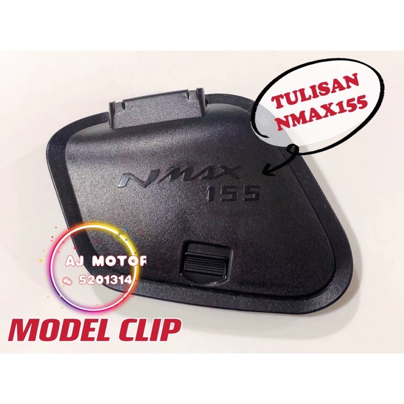 YAMAHA NMAX155 V2 FRONT SIDE POCKET COVER CAP CARBON NMAX BAKUL BASKET ...