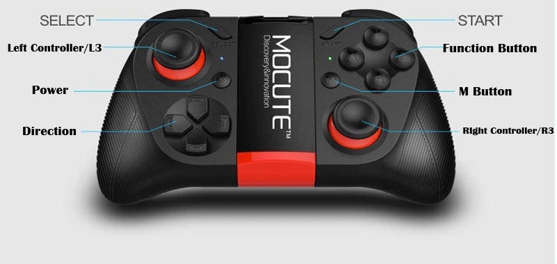 Bluetooth Mocute Gamepad 050 050F Wireless Game Controller Joystick For ...