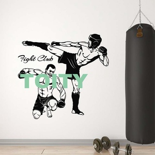 Vinyl Wall Decal Boxing Helmet Box Boxer Sport Punching Bag