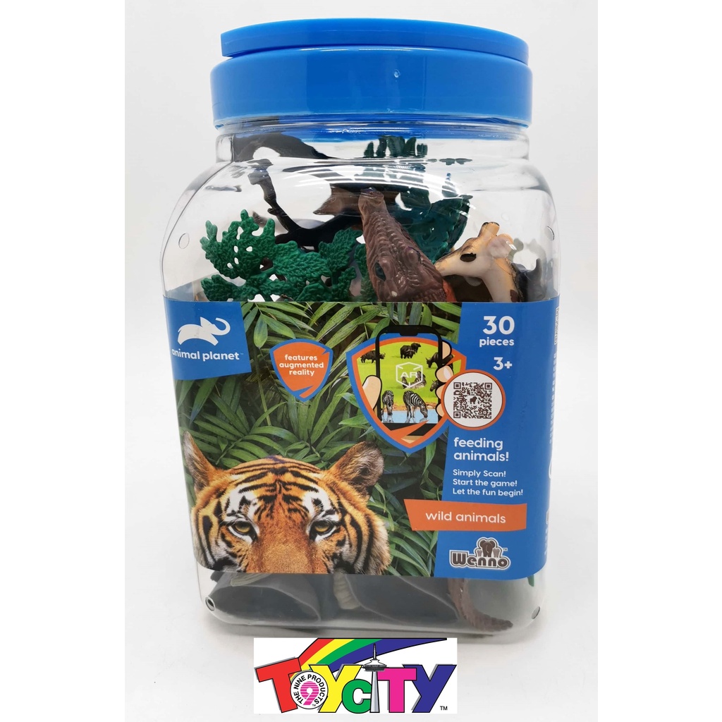 WENNO EXPLORE THE WONDER ANIMALS PLANET 30 PCS WILD ANIMALS ADVENTURE ...