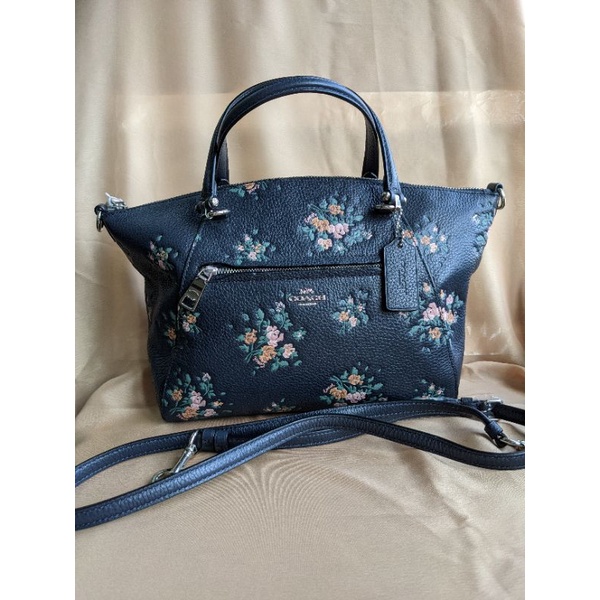 Prairie satchel with sales rose bouquet print