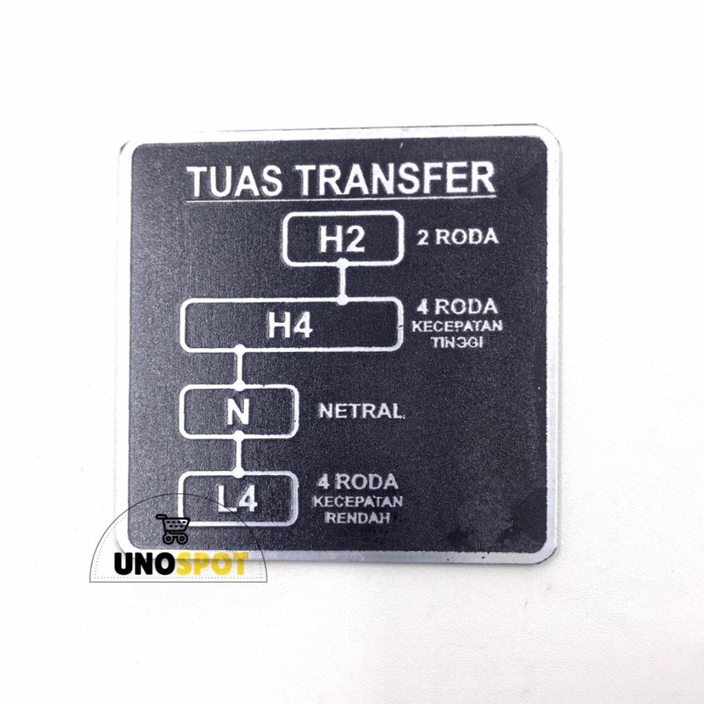 Plate Emblem Lever Transfer Case 4x4 4WD Suzuki Jimny Cricket LJ80