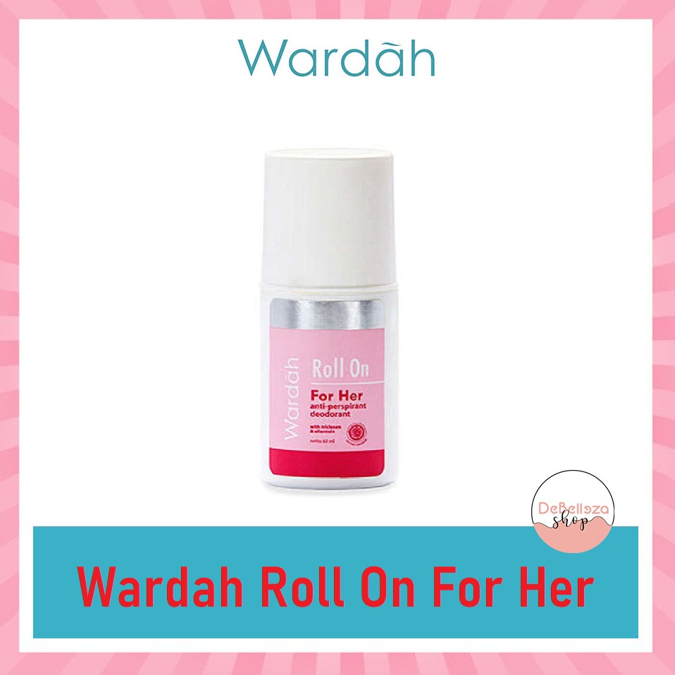 Wardah Roll On For Her 60ml Deodorant To Prevent Body Odor Shopee