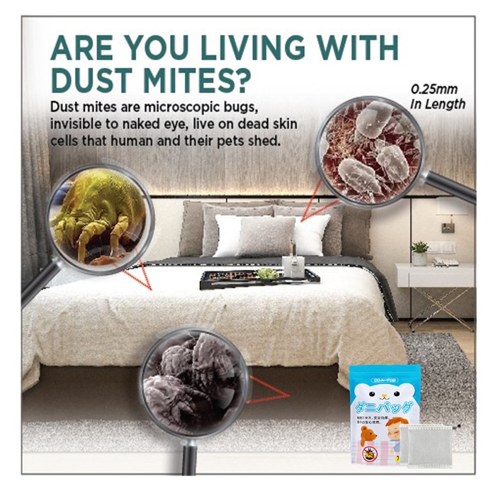 Pepijat Dust Mite Killer Natural Herbal Antibacterial Except Bag Women