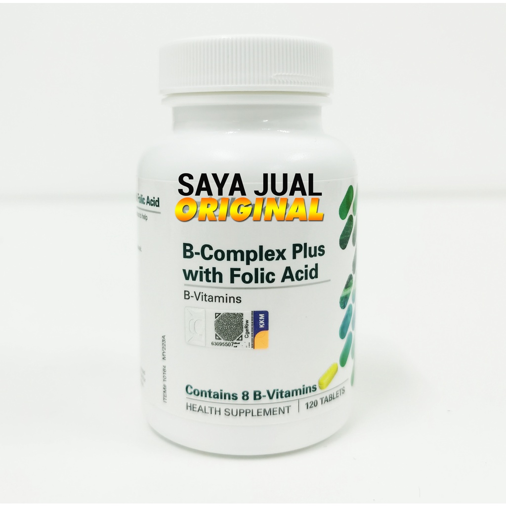 SHAKLEE B Complex with folic acid (8 essential B Vitamins)(120 capsules