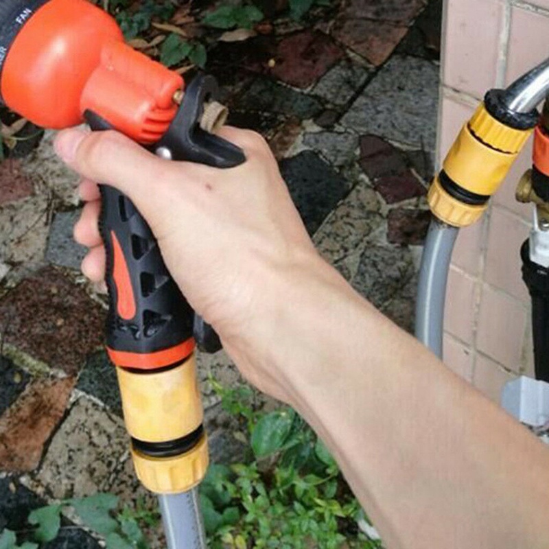 3pcs Plastic Garden Car Water Hose Pipe Tap Adapter Connectors Set