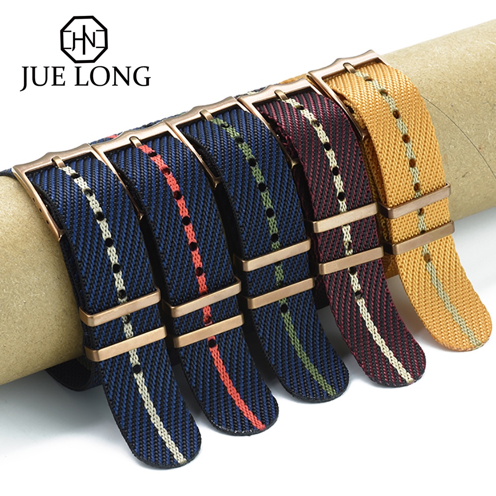 Braided nylon sales watch strap