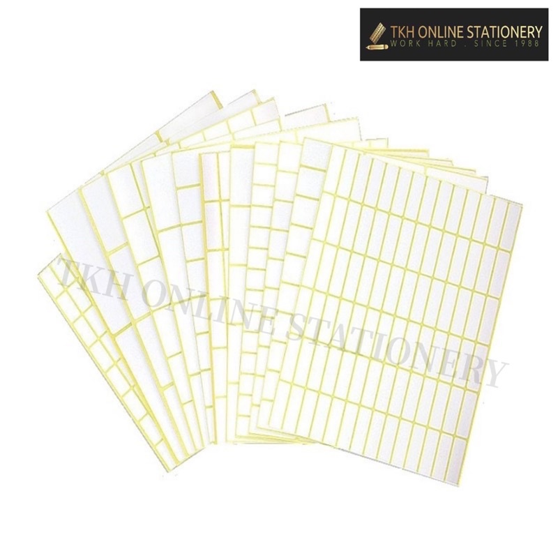 colour/ white sticker label. | Shopee Malaysia