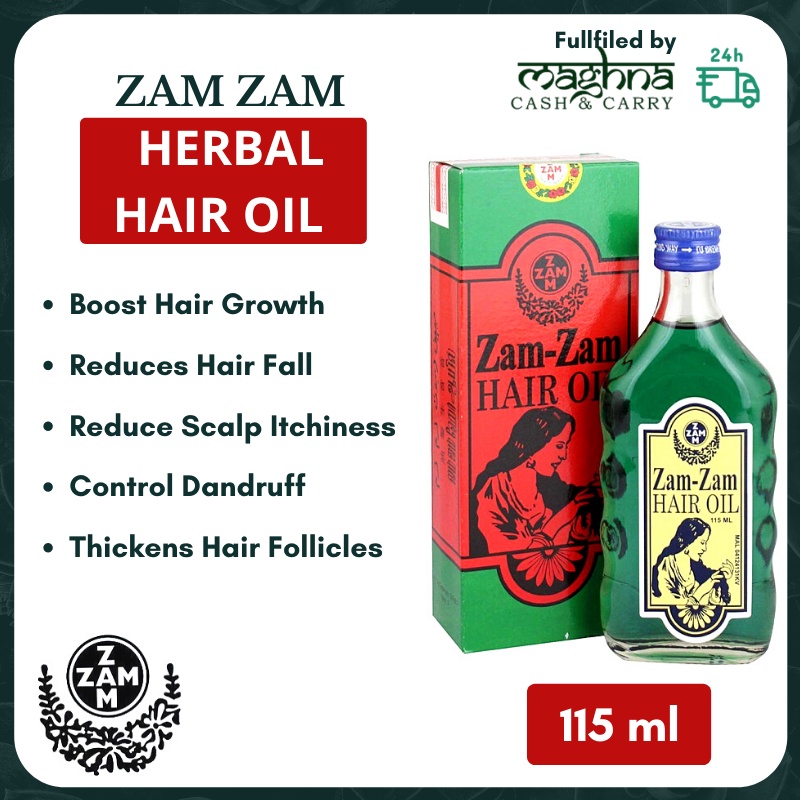 Zam Zam Herbal Hair Oil 115 ml Shopee Malaysia
