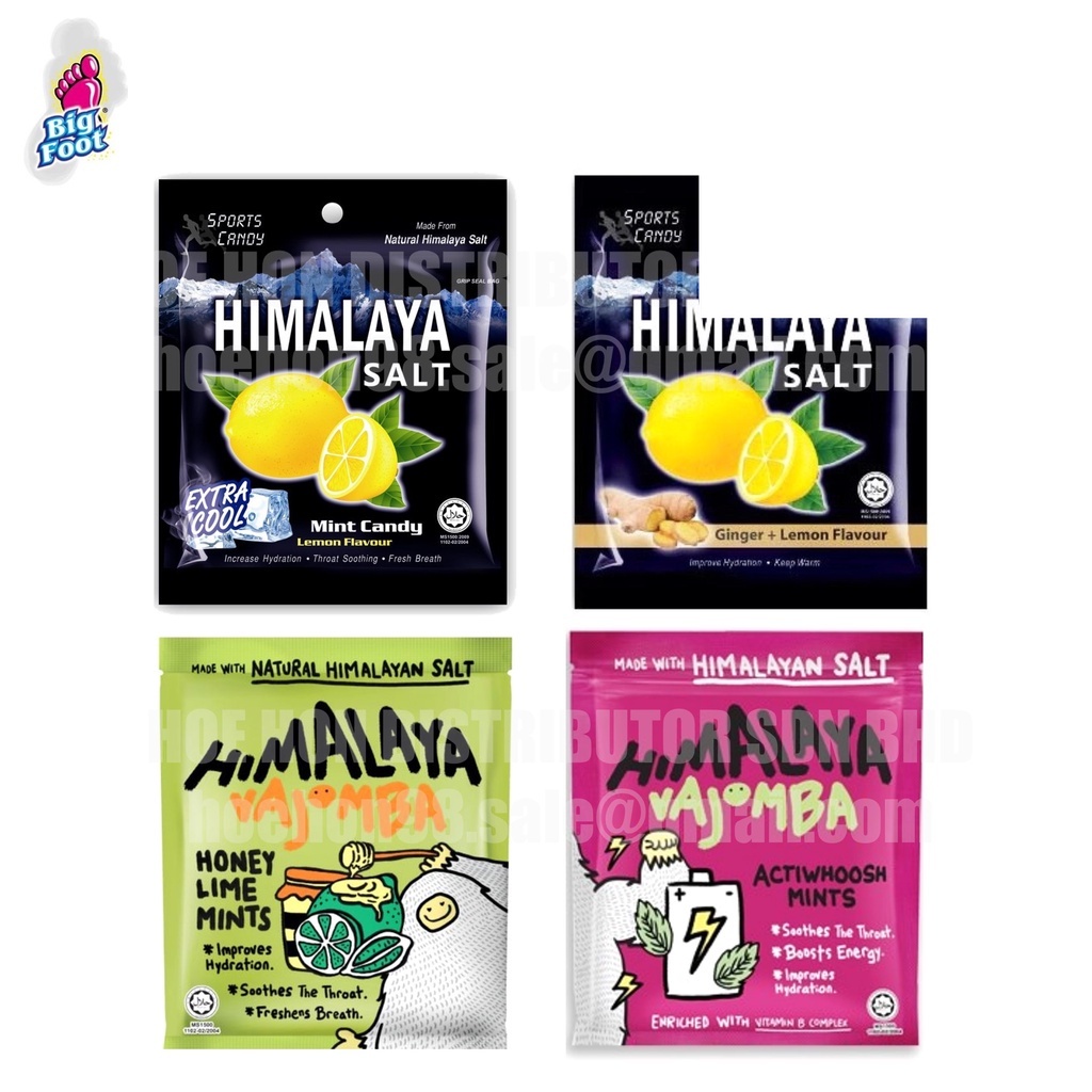 Big Foot Himalaya Vajomba Actiwhoosh Salt Extra Cool Mint Lemon Flavour ...