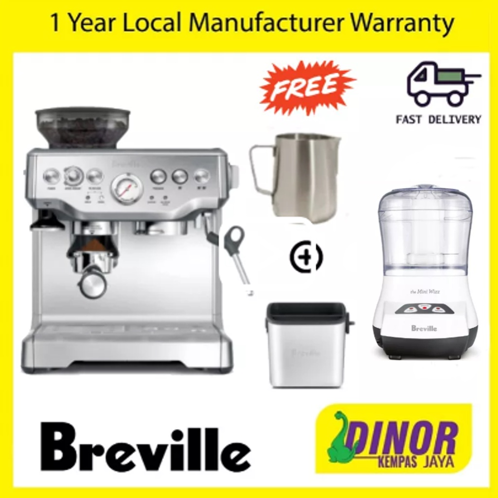 Breville Express Espresso Coffee Machine BES870 (Free Knox Box BES001 ...