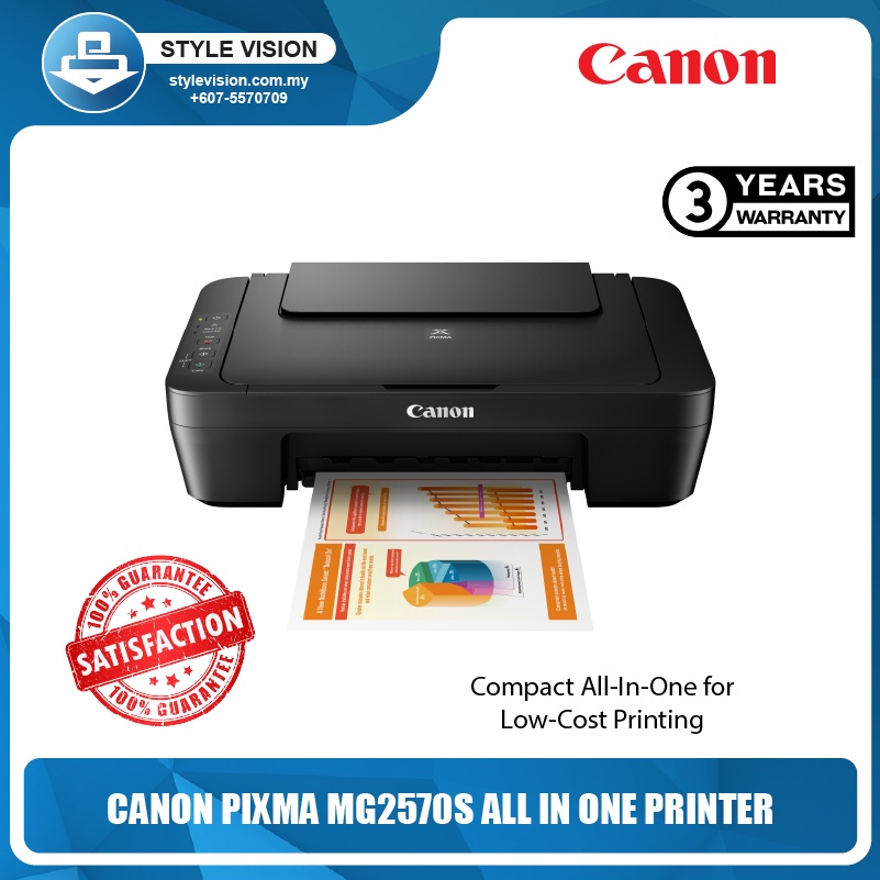 CANON PIXMA MG2570S & MG3070S ALL IN ONE PRINTER (Include Black And