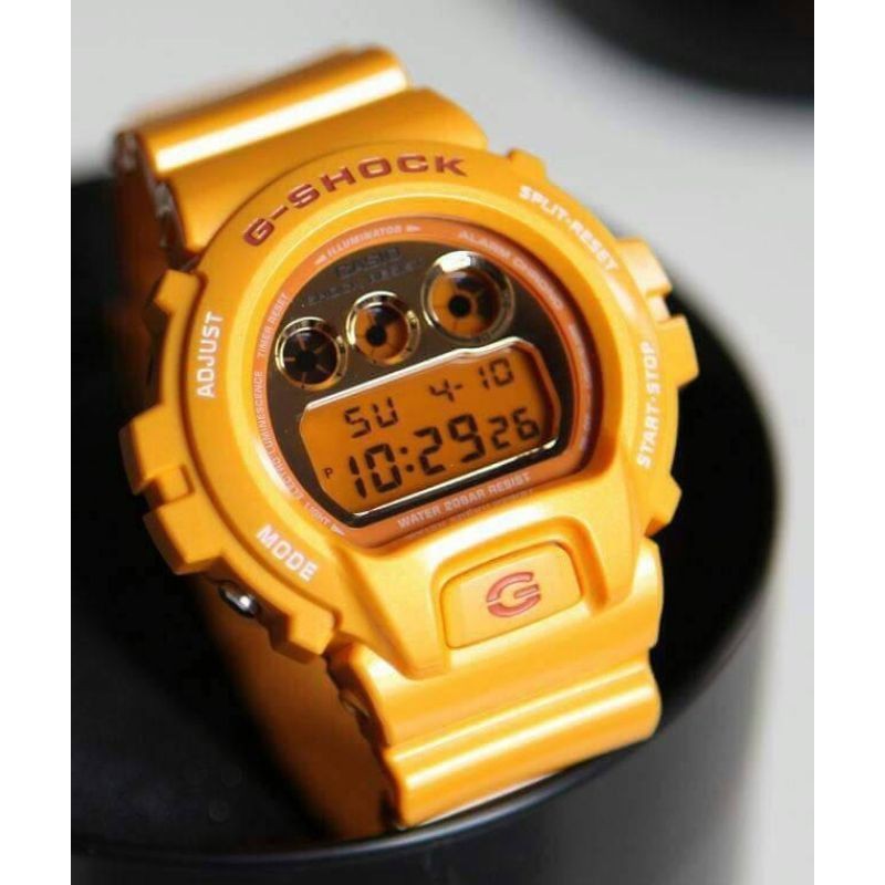 G Shock DW6900SB 9 Mango Yellow Gold Digital Watch Shopee Malaysia