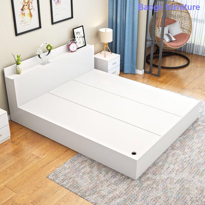 Stunning Minimalist Panel Storage Bed image
