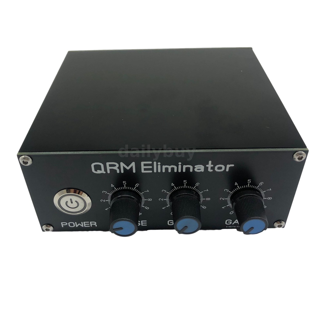 Assembled QRM Eliminator X-Phase HF Noise Filter – 1-30 MHz, SO-239, Enclosed Case