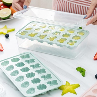 Generic Ice Cube Tray with Lid and Storage Bin, 55 Ice Tray, Scoop