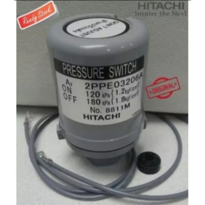 Hitachi Water Pump Pressure Switch 100w/150w/200w (Spare parts water pump) Shopee Malaysia