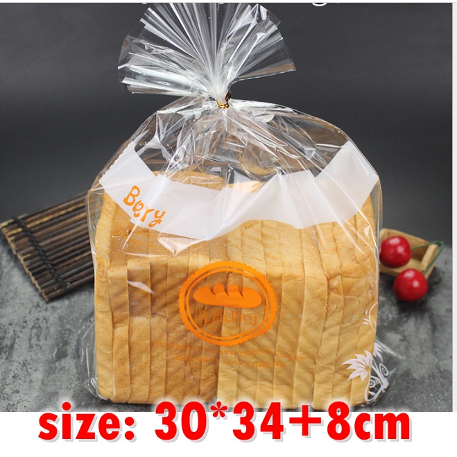 READY STOCK Plastik Roti OPP Transparent Toast Bread Bag Food Opp ...