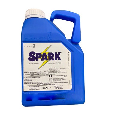 [ 1 UNIT ] 4L ROUND UP SPARK rumput rampai racun rumput roundup racun ...