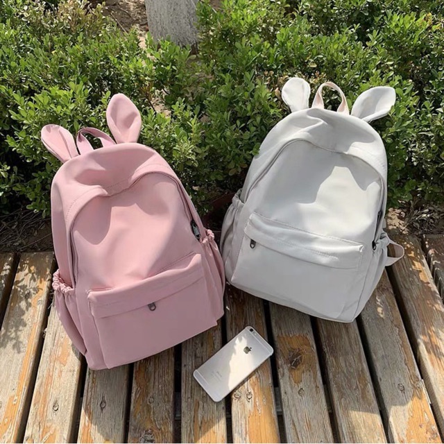 Bunny backpack for online school