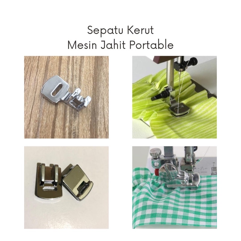 MESIN Crease foot/portable sewing machine/janome/singer/brother ...
