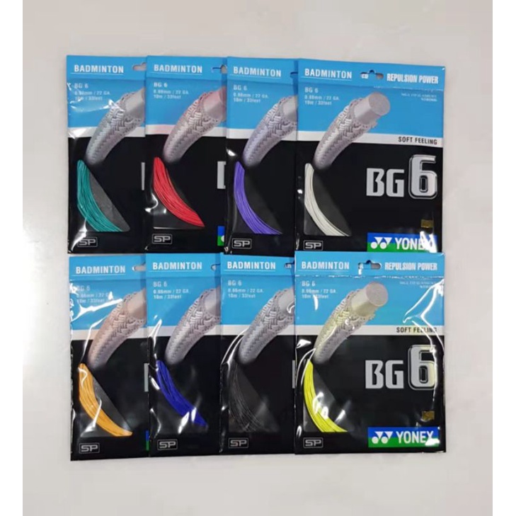 [Ready Stock]Yonex String BG6 (100%original) | Shopee Malaysia