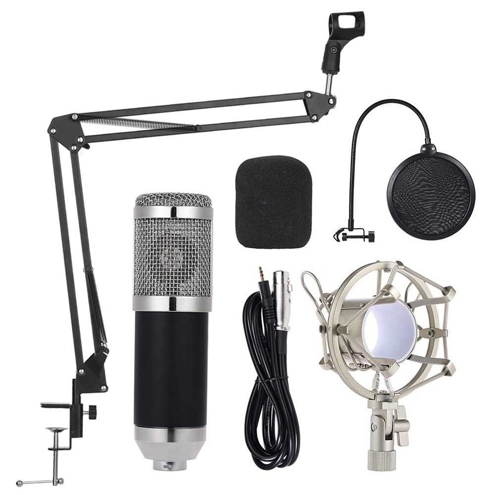 Professional Studio Broadcasting Recording Condenser Microphone Mic Kit