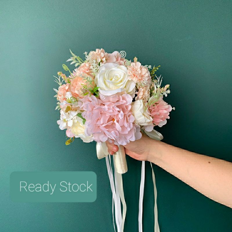 Bunga Tangan Pengantin Hand Bouquet Bridal Bouquet Wedding Hand Bouquet ...