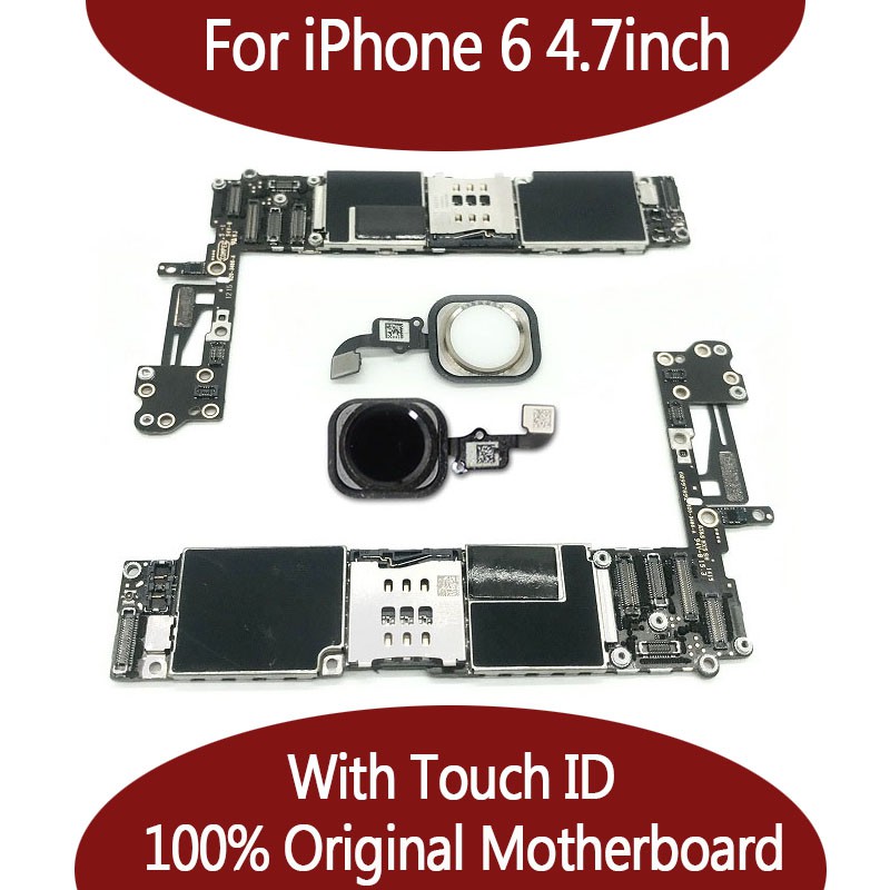 For Iphone 6 Tested Good Working Original Factory Unlocked Motherboard