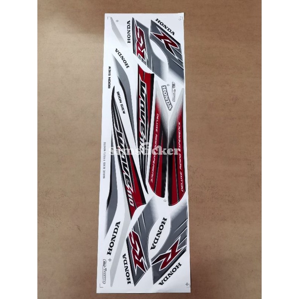 HONDA WAVE 110 R/RS BODY STICKER | Shopee Malaysia