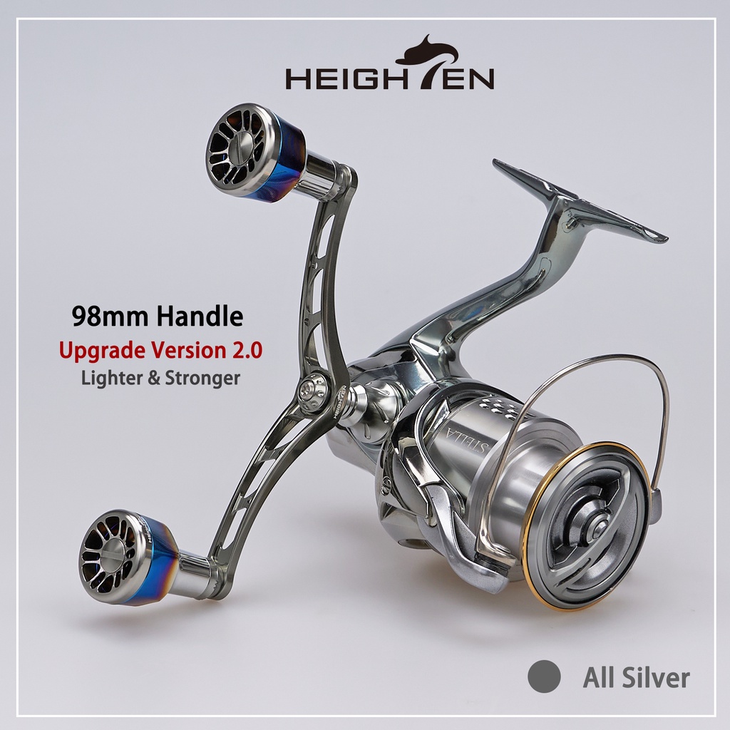 HEIGHTEN 98mm Fishing Spinning Reel Double Handle For Shimano