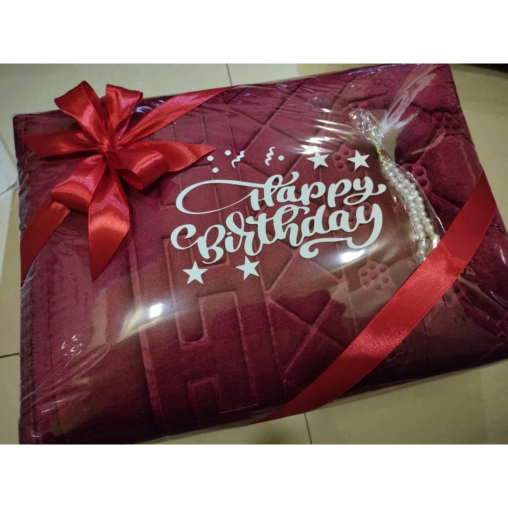 SEJADAH GEBU TEBAL DESIGN RIBBON HANTARAN GUBAHAN HADIAH FLUFFY PRAYER ...