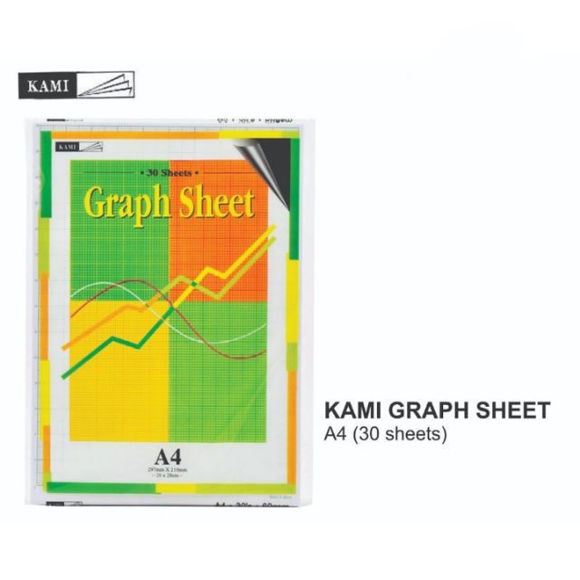 Kami A4 Graph Paper 60gsm 30 Sheets Shopee Malaysia