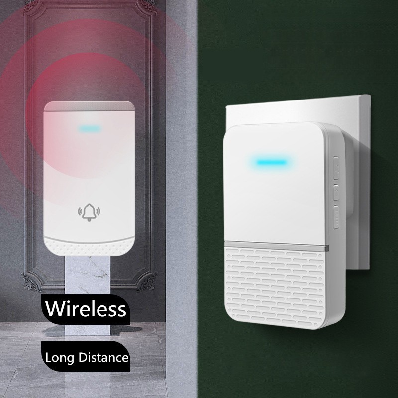 Wireless Doorbell / Waterproof Door Bell House LED Light / 38 Type Ring