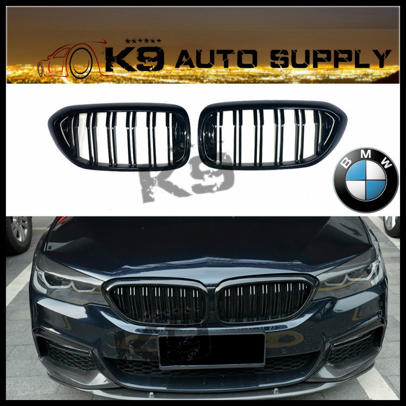 BMW 5 Series G30 M5 with Logo Badge Style Front Grille Black | Shopee ...