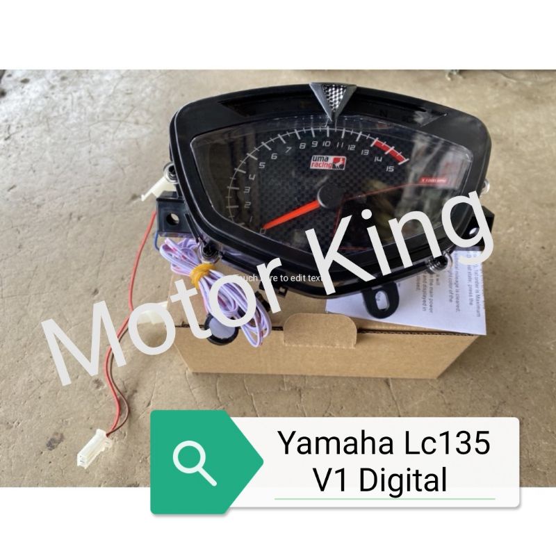 UMA RACING Digital Meter LED Speedometer LC 135 Yamaha LC135 V1