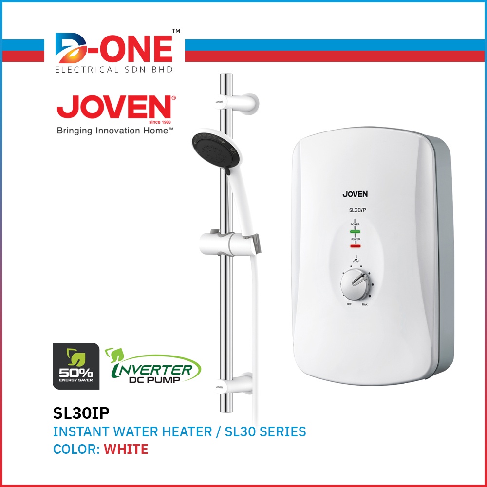 Joven Instant Water heater - SL30 Series SL30iP ( DC PUMP ) - FIXTURE ...