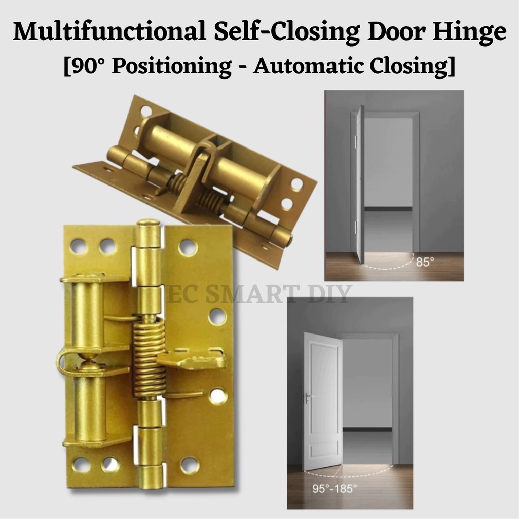 Automatic Self Closing Door Spring Hinge Heavy Duty Multifunctional