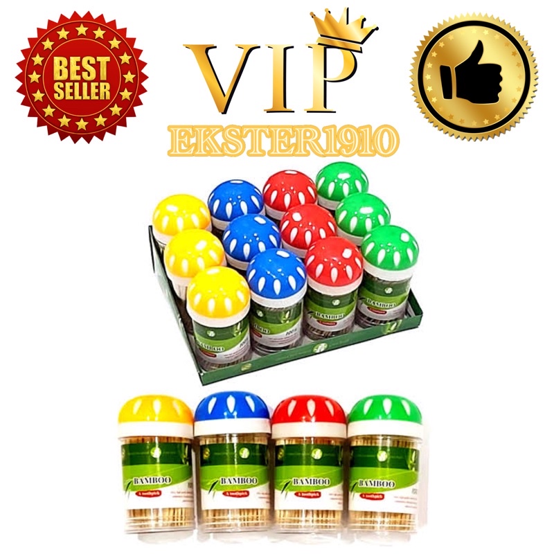 Bamboo toothpicks / exclusive bottle toothpicks | Shopee Malaysia