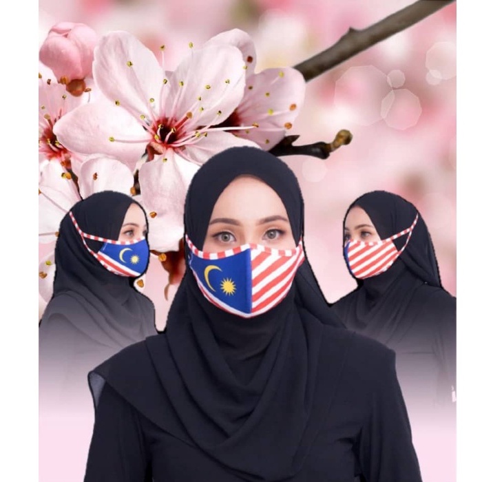 FACE MASK BENDERA /HARI KEBANGSAAN MALAYSIA /Breatheasy Washable 2021 ...
