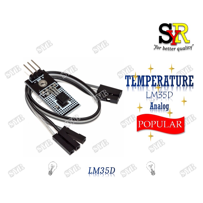 LM35 Analog Temperature Sensor Module mdl (PR123) | Shopee Malaysia