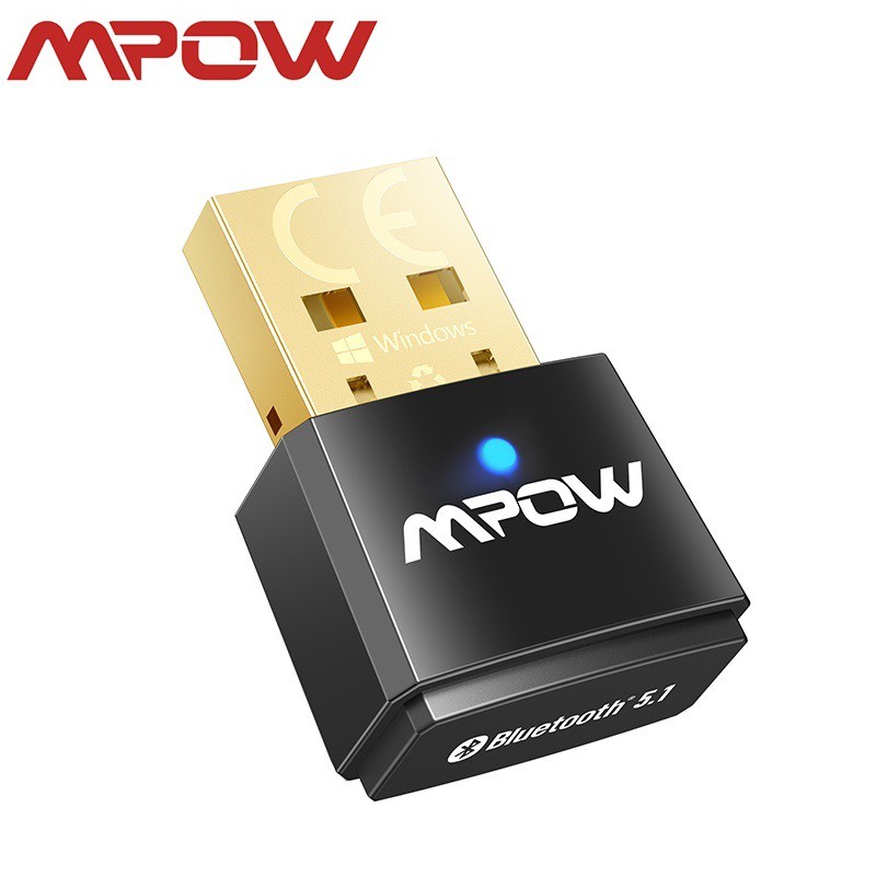 Mpow Bluetooth 5.1 USB Adapter USB Transmitter And Receiver 2 in 1