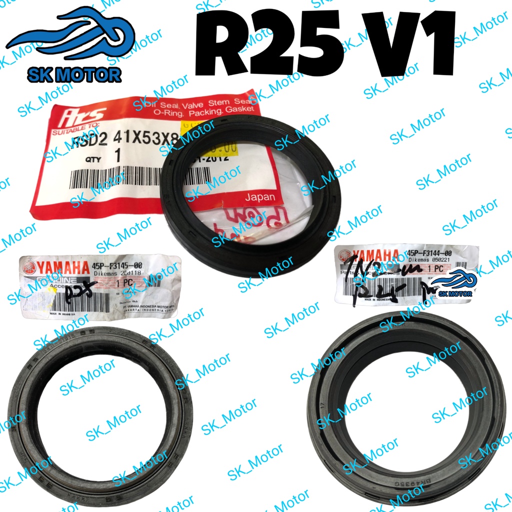 Yamaha YZF-R25 R25 OLD V1 Original ARS Japan Front Fork Oil Seal & Dust ...