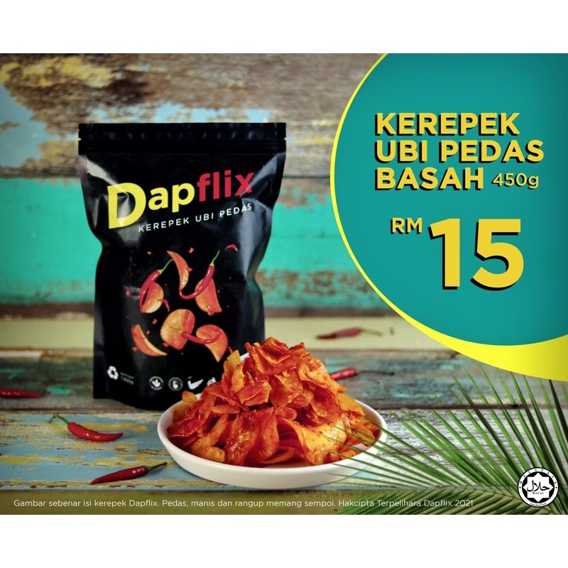 Kerepek Ubi Pedas / Krepek Ubi Pedas Basah Dapflix / Kerepek Raya viral ...