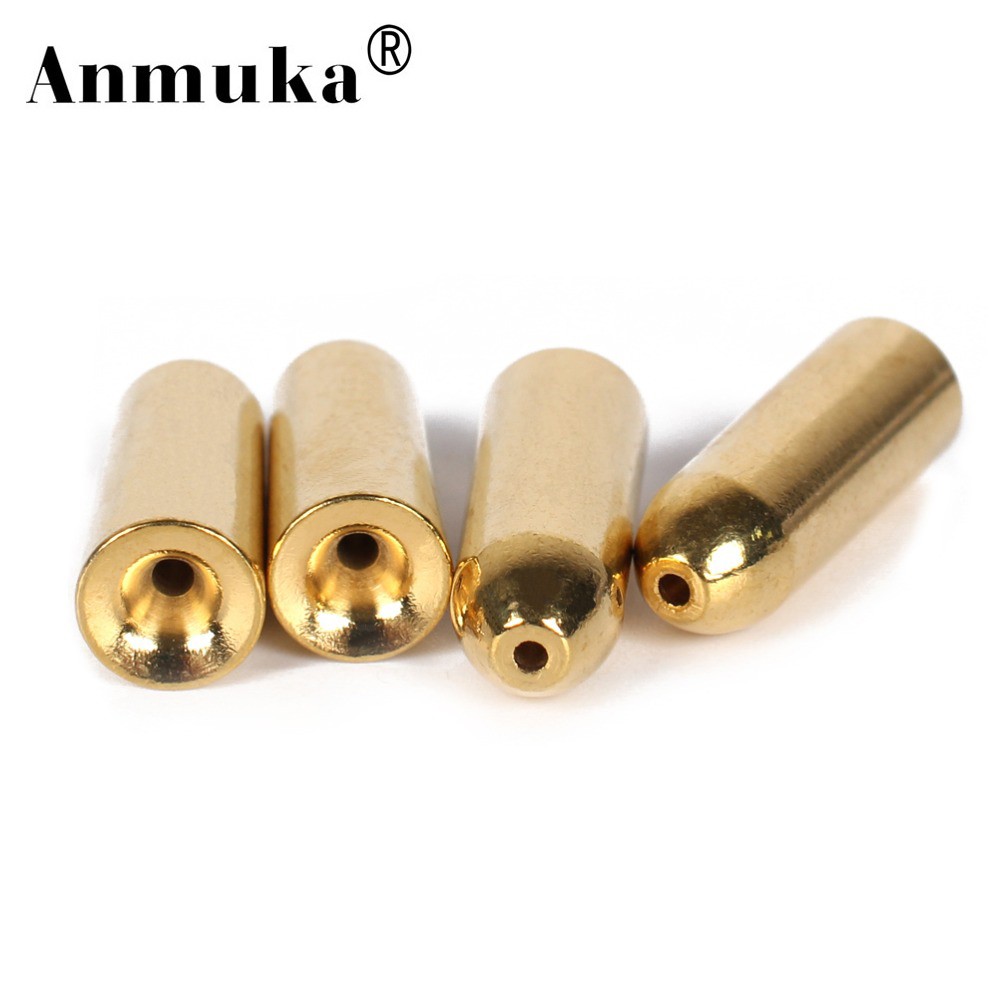 Anmuka Weights 3.5g 5g 7g 10g Copper Lead Sinker Weights Drop Slider Fishing