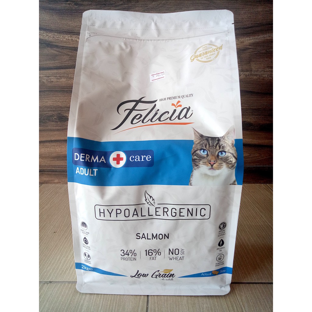 Felicia High Premium Hypoallergenic Adult Cat Food Salmon 12kg