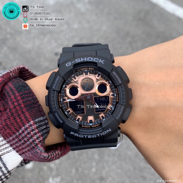 G shock ga store 100 rose gold