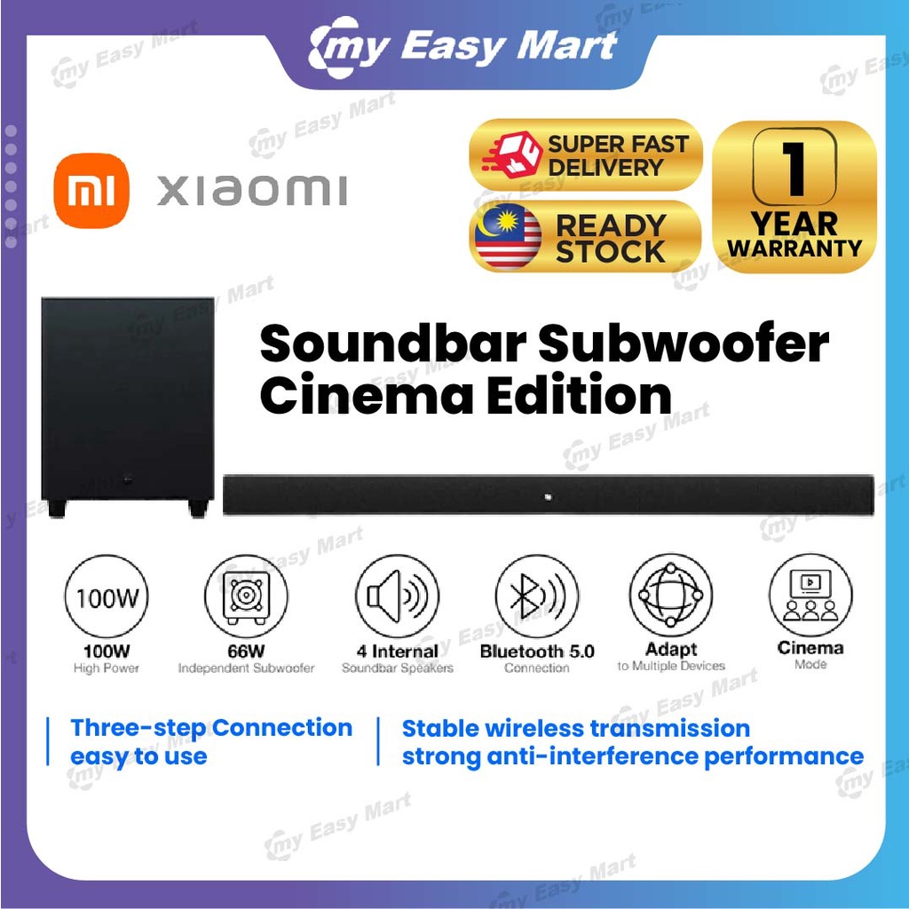 Xiaomi Mi Soundbar 100W Cinema Edition Subwoofer Bluetooth Speaker 100W