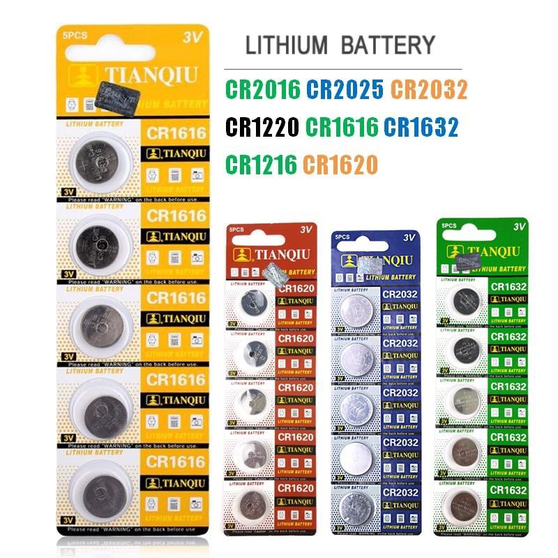 CR2016 CR2025 CR2032 CR1220 CR1616 CR1632 3V Lithium Battery Batteries