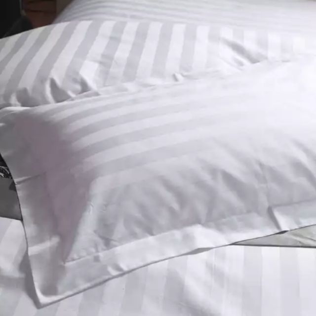Hotel Pillowcase with flanges (Plain/3cm Stripes) Shopee Malaysia